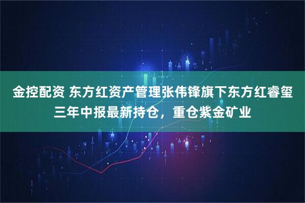 金控配资 东方红资产管理张伟锋旗下东方红睿玺三年中报最新持仓,重仓紫金矿业