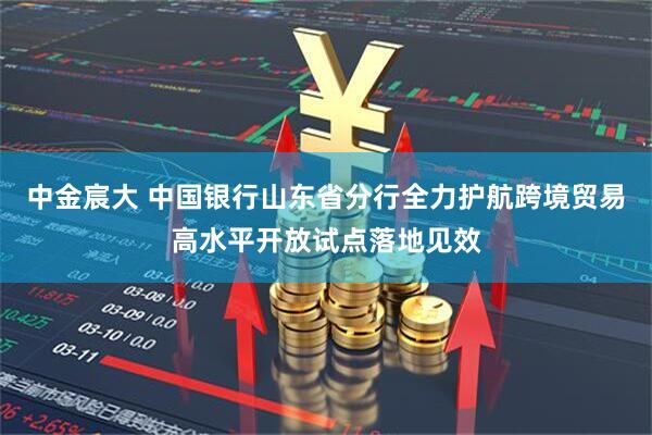 中金宸大 中国银行山东省分行全力护航跨境贸易高水平开放试点落地见效